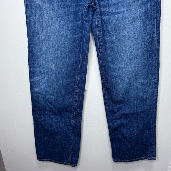 Triarchy High Rise Straight Leg Cotton Jeans Size 29 - Picture 4 of 13